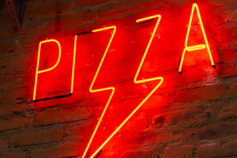 Pequod's pizza restaurant interior showing the franchise dining experience